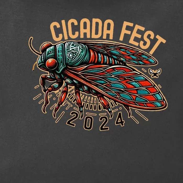 Cicada Fest 2024 Zip Tote Bag