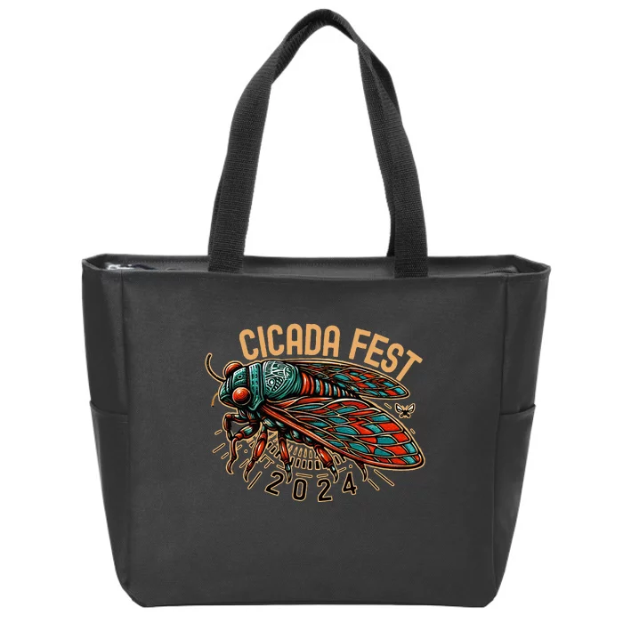 Cicada Fest 2024 Zip Tote Bag