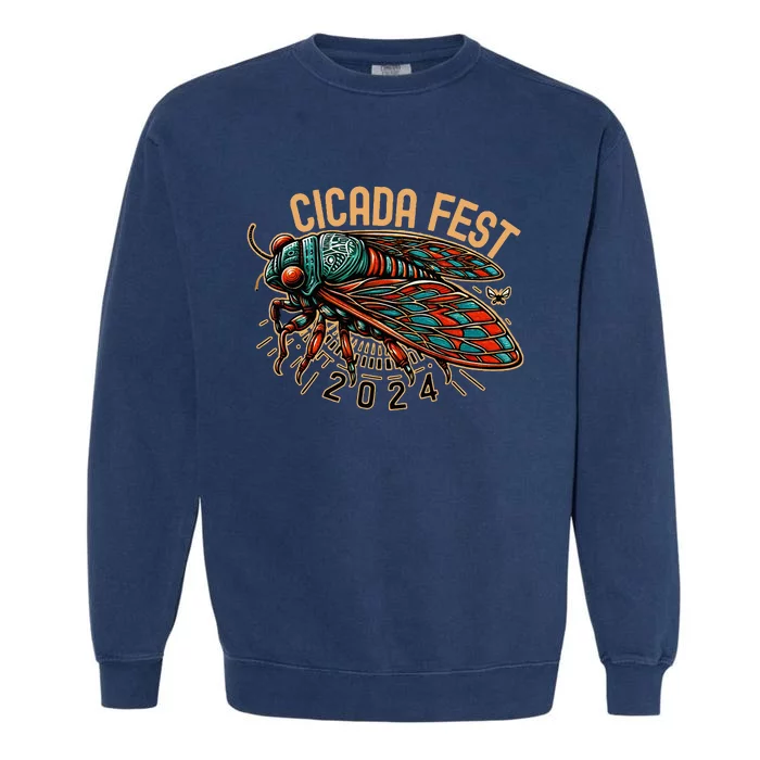 Cicada Fest 2024 Garment-Dyed Sweatshirt