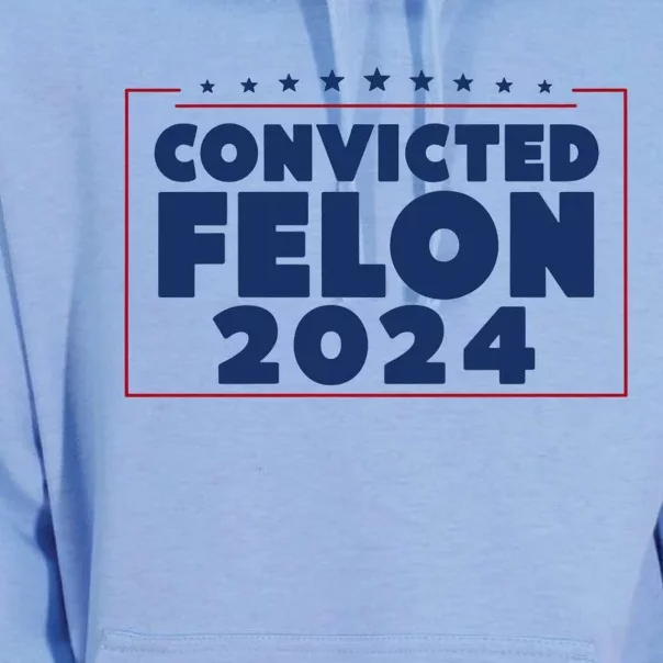 Convicted Felon 2024 Unisex Surf Hoodie