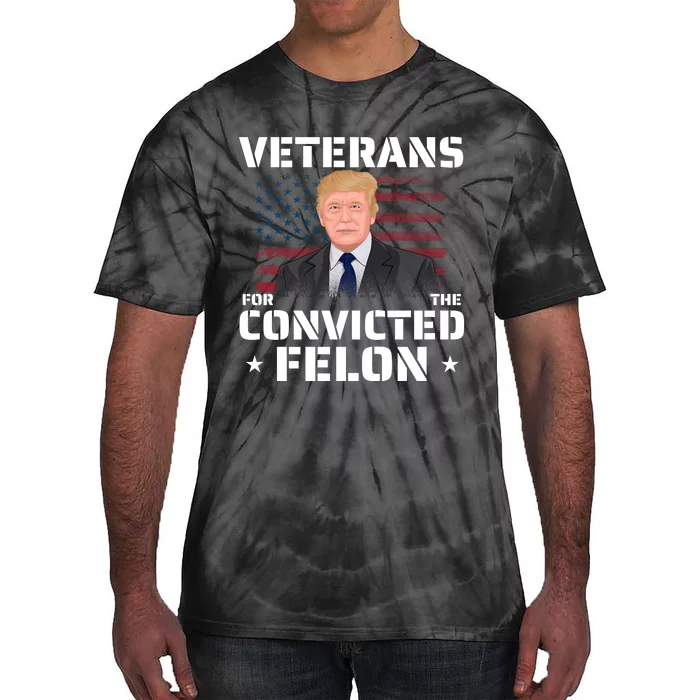 Convicted Felon 2024 Tie-Dye T-Shirt