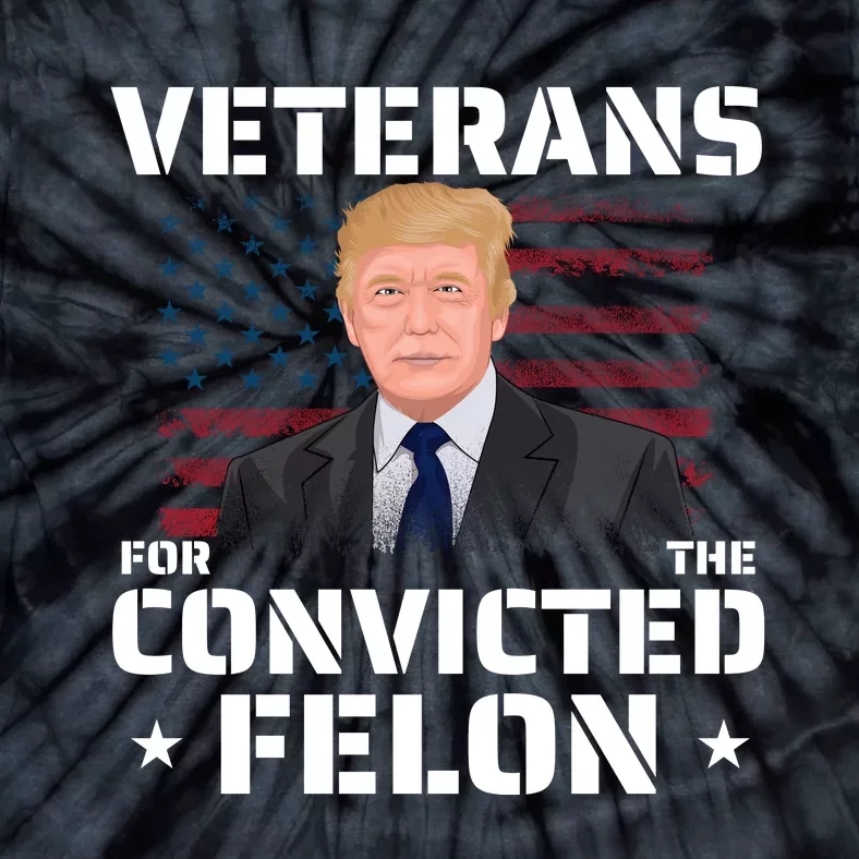 Convicted Felon 2024 Tie-Dye T-Shirt