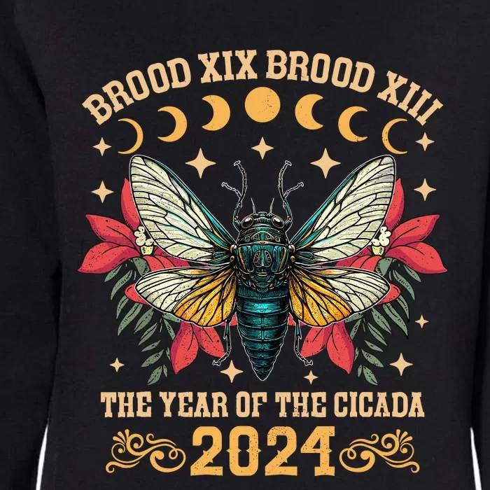 Cicada Fest 2024 Year Of The Cicada Cool Product Womens California Wash Sweatshirt