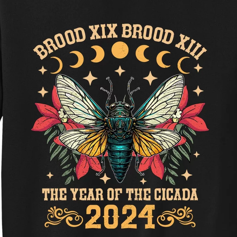 Cicada Fest 2024 Year Of The Cicada Cool Product Tall Sweatshirt