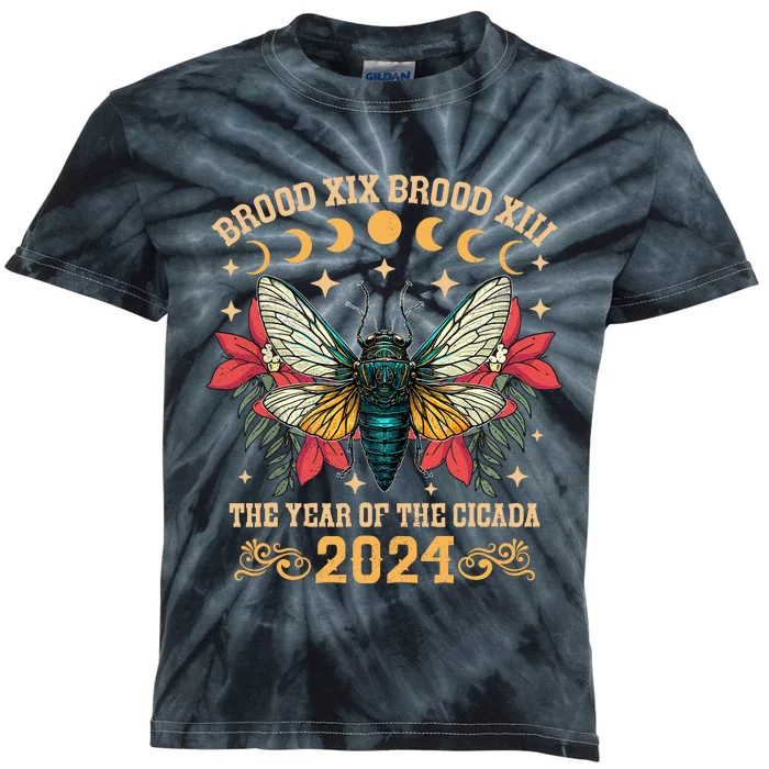 Cicada Fest 2024 Year Of The Cicada Cool Product Kids Tie-Dye T-Shirt