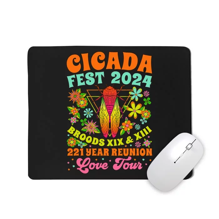 Cicada Fest 2024 Reunion Invasion Brood Xiii Xix Mousepad