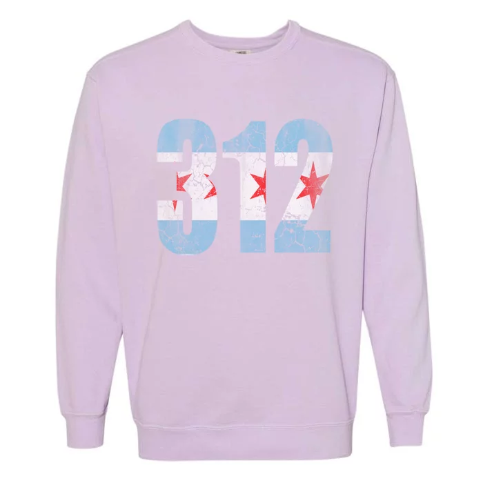 Chicago Flag 312 Garment-Dyed Sweatshirt