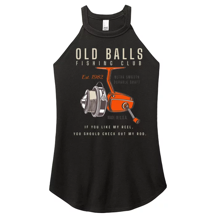 Cute Funny 40th Birthday Fishing Pun Fors Over The Hill 40 Women’s Perfect Tri Rocker Tank