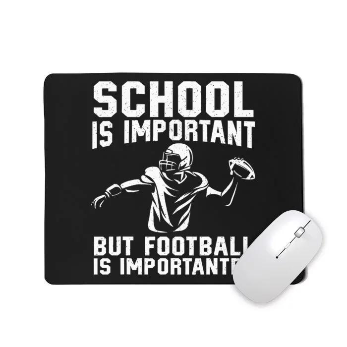 Cute Football Art For American Football Player Mousepad