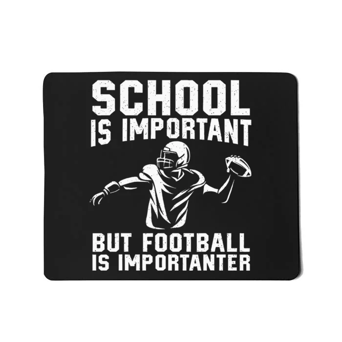 Cute Football Art For American Football Player Mousepad