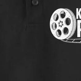 Cool Filmmaker Art For Men Women Movie Film Maker Keep Reel Dry Zone Grid Performance Polo