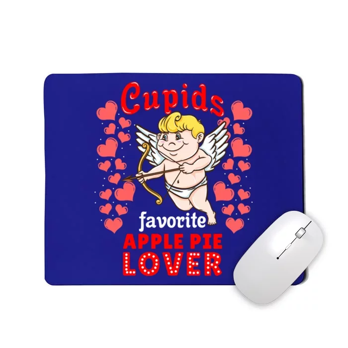 Cupids Favorite Apple Pie Lover Valentines Day Gift Mousepad