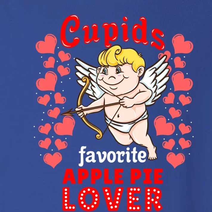 Cupids Favorite Apple Pie Lover Valentines Day Gift Toddler Long Sleeve Shirt