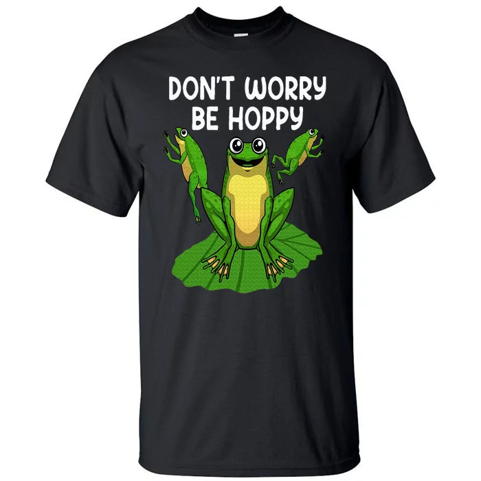 Cool Frog Art For Toad Tadpole Animal Frog Lovers Tall T-Shirt