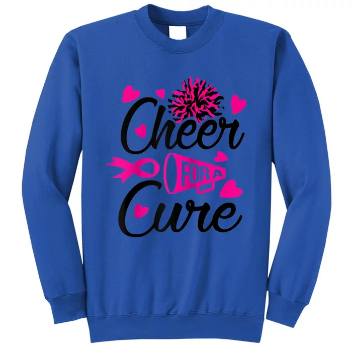 Cheer For A Cure Breast Cancer Awareness Gift Sweatshirt