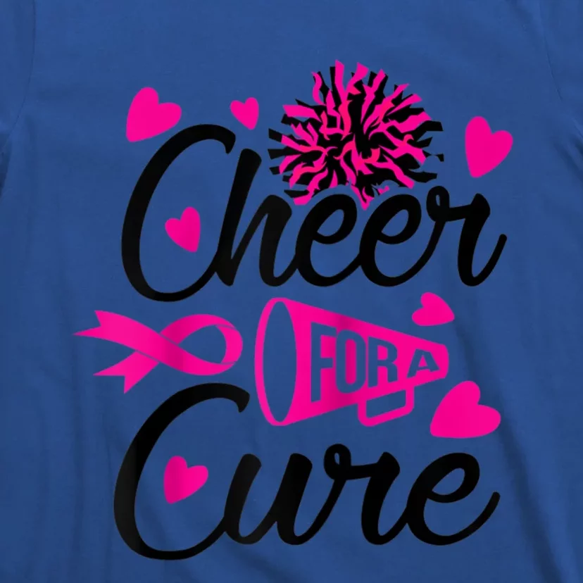 Cheer For A Cure Breast Cancer Awareness Gift T-Shirt