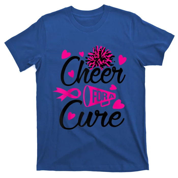 Cheer For A Cure Breast Cancer Awareness Gift T-Shirt