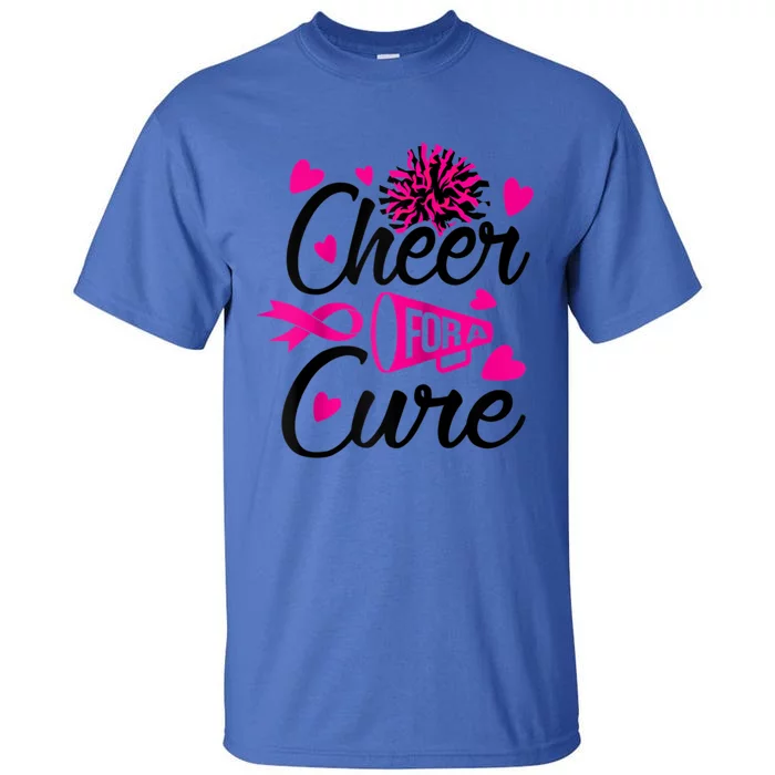 Cheer For A Cure Breast Cancer Awareness Gift Tall T-Shirt