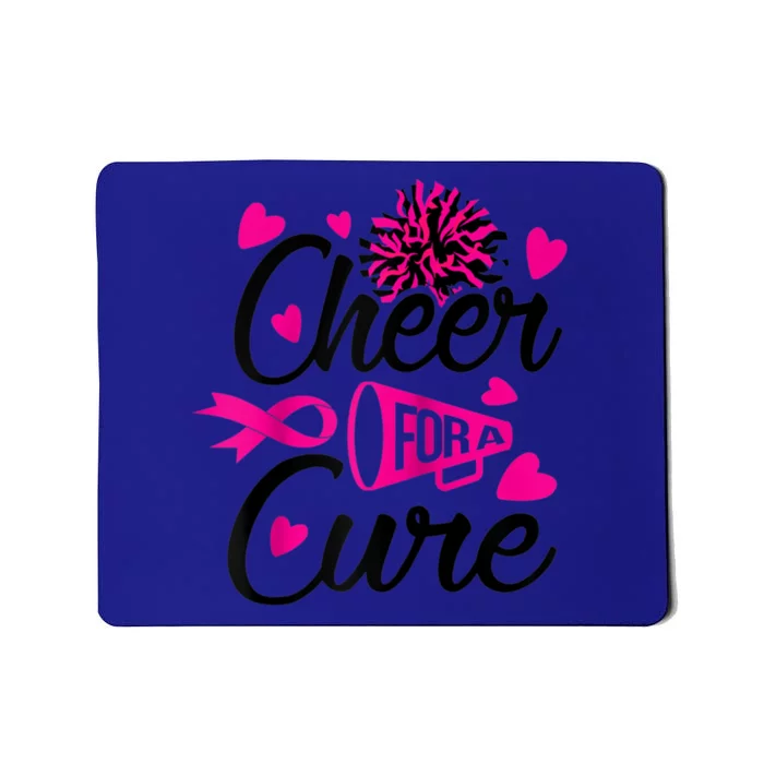 Cheer For A Cure Breast Cancer Awareness Gift Mousepad