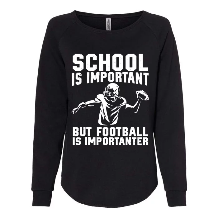 Cute Football Art For American Football Player Womens California Wash Sweatshirt