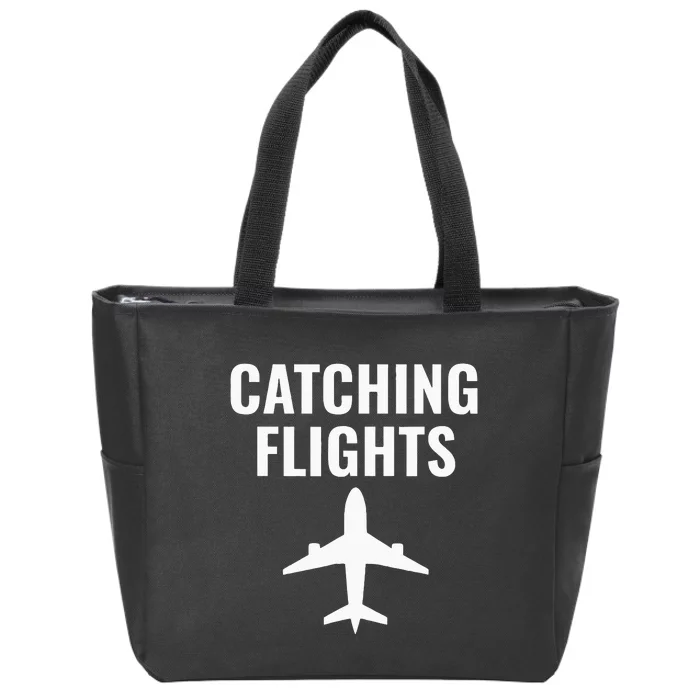 Catching Flights And Feelings Matching Couples Baecation Zip Tote Bag