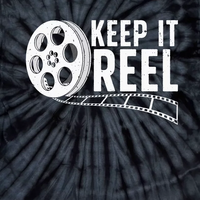 Cool Filmmaker Art For  Movie Film Maker Keep Reel Tie-Dye T-Shirt