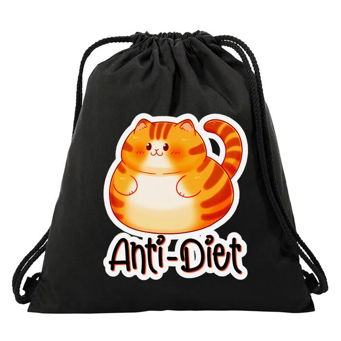 Clementine Fluffkins Anti Diet Drawstring Bag