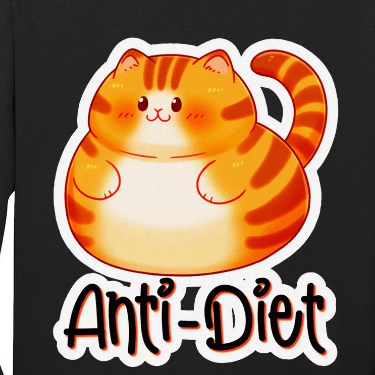 Clementine Fluffkins Anti Diet Tall Long Sleeve T-Shirt