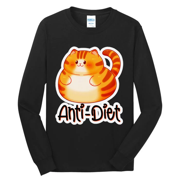 Clementine Fluffkins Anti Diet Tall Long Sleeve T-Shirt