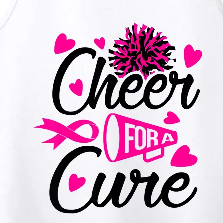 Cheer For A Cure Breast Cancer Awareness Performance Tank