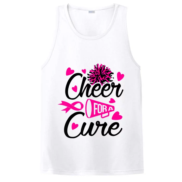 Cheer For A Cure Breast Cancer Awareness Performance Tank