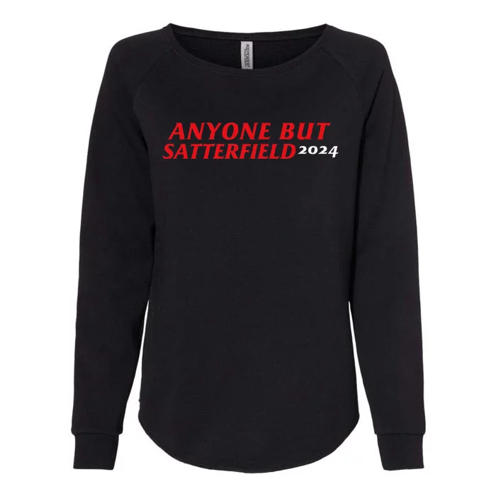 Cincinnati Football Anyone But Satterfield Womens California Wash Sweatshirt