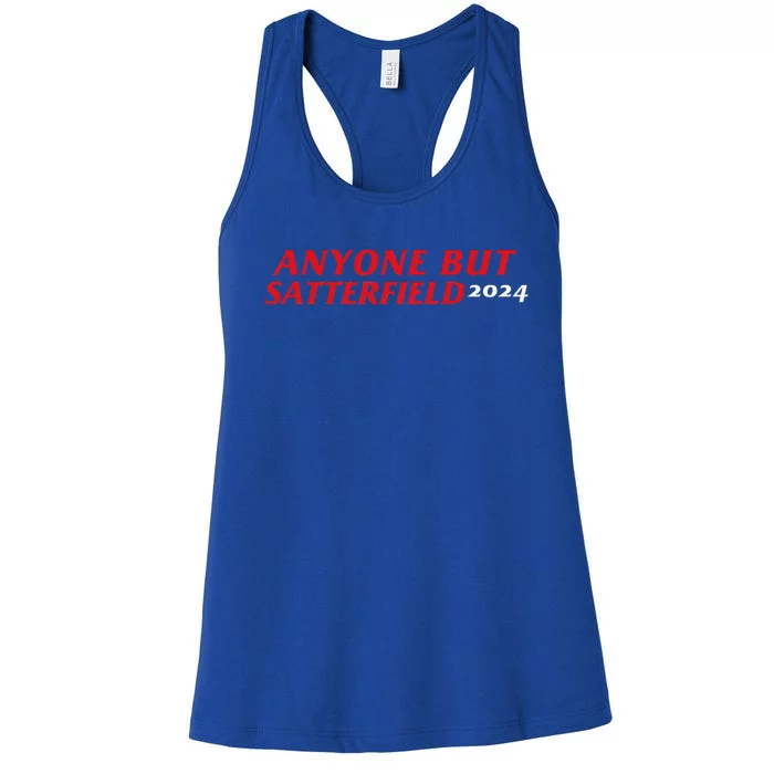 Cincinnati Football Anyone But Satterfield Women's Racerback Tank