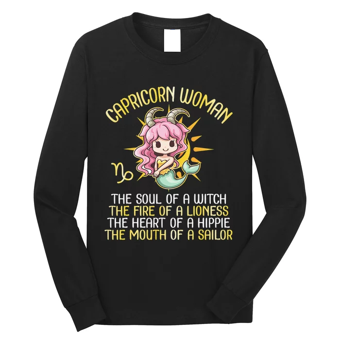 Capricorn for  Astrology birthday Capricorn Long Sleeve Shirt