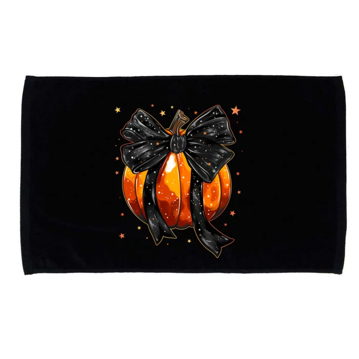 Cute Fall Autumn Halloween Pumpkin Microfiber Hand Towel