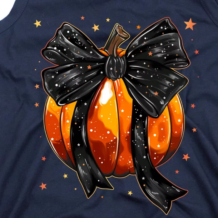 Cute Fall Autumn Halloween Pumpkin Tank Top