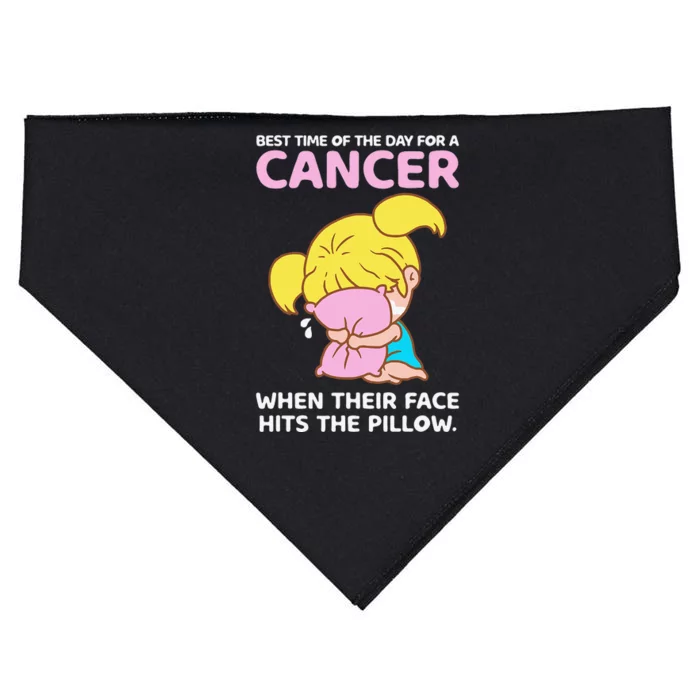 Cancer Facts Astrology Horoscope Zodiac Sign Birthday USA-Made Doggie Bandana