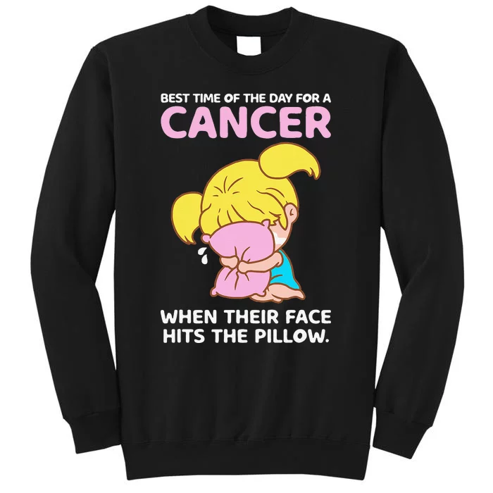 Cancer Facts Astrology Horoscope Zodiac Sign Birthday Tall Sweatshirt