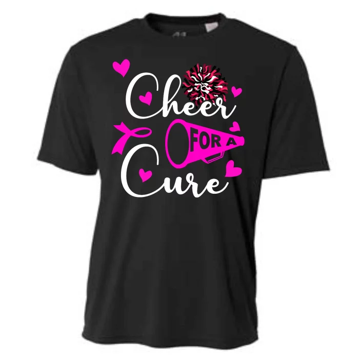 Cheer For A Cure Breast Cancer Awareness Cooling Performance Crew T-Shirt