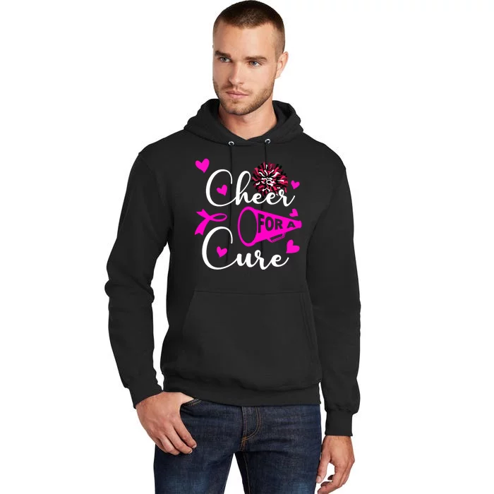 Cheer For A Cure Breast Cancer Awareness Tall Hoodie