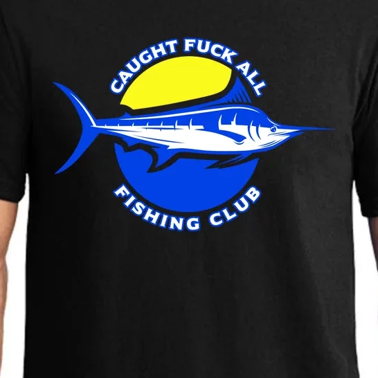 Caught Fuck All Fishing Club Pajama Set