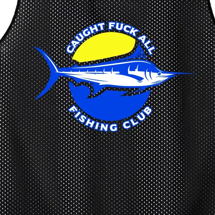 Caught Fuck All Fishing Club Mesh Reversible Basketball Jersey Tank