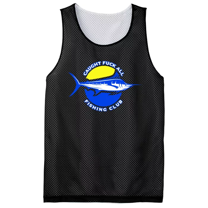 Caught Fuck All Fishing Club Mesh Reversible Basketball Jersey Tank