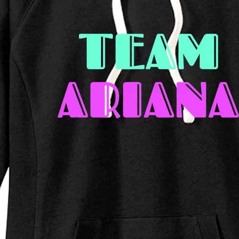 Cheer For Ariana, Show Support Be On Team Ariana | 90s Style Women's Fleece Hoodie