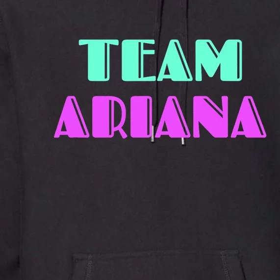 Cheer For Ariana, Show Support Be On Team Ariana | 90s Style Premium Hoodie