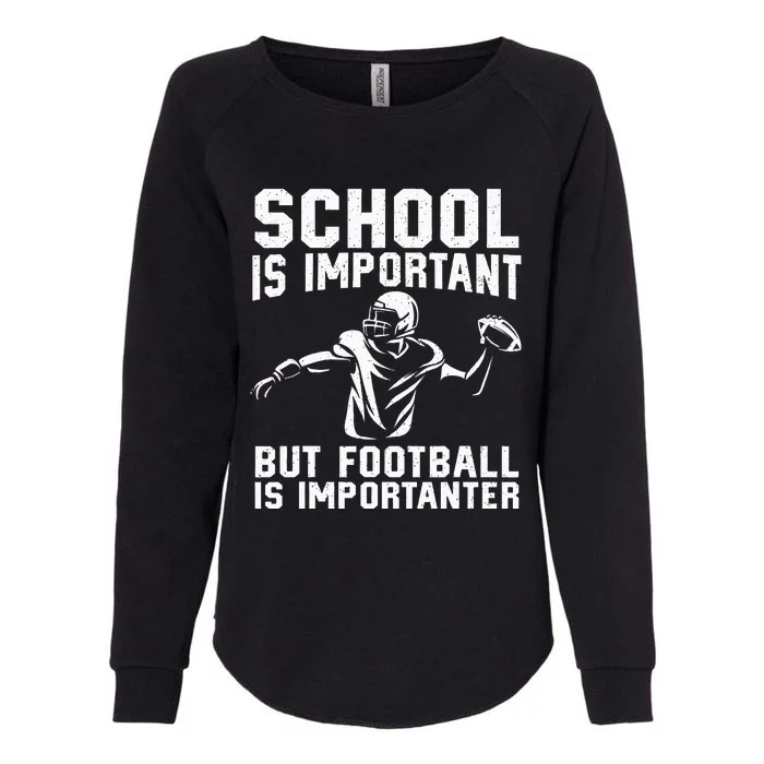 Cute Football Art For American Football Player Womens California Wash Sweatshirt