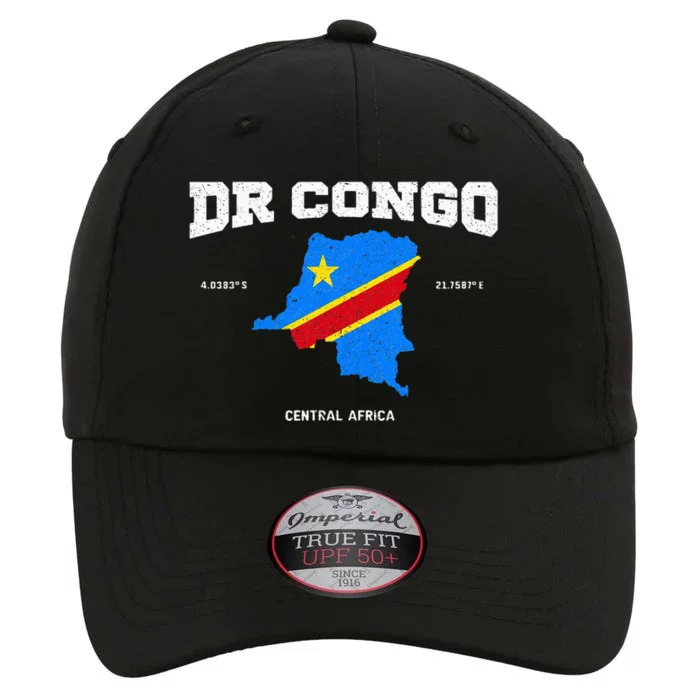 Congolese Flag And Map Dr. Congo Coordinates The Original Performance Cap