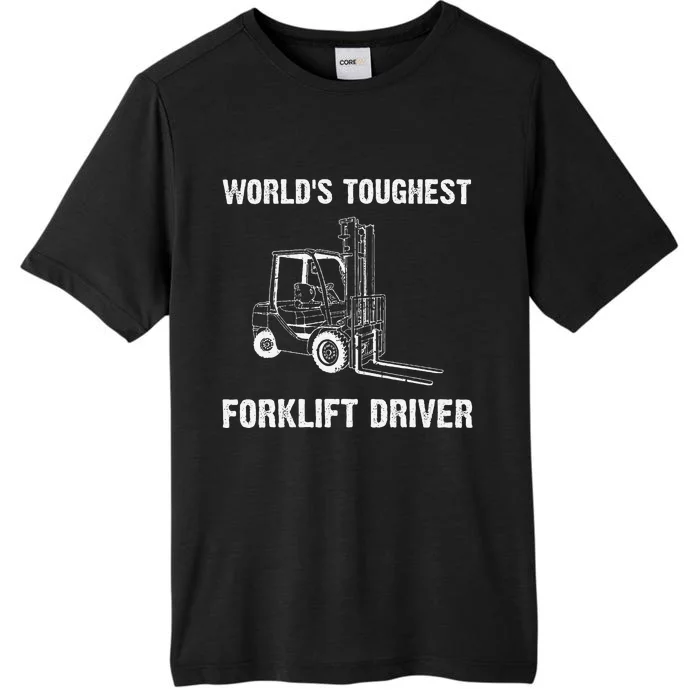 Cool Forklift Art For Fork Lift Certified Operator ChromaSoft Performance T-Shirt