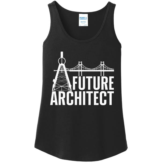 Cool Future Architect Art Architecture Student Ladies Essential Tank