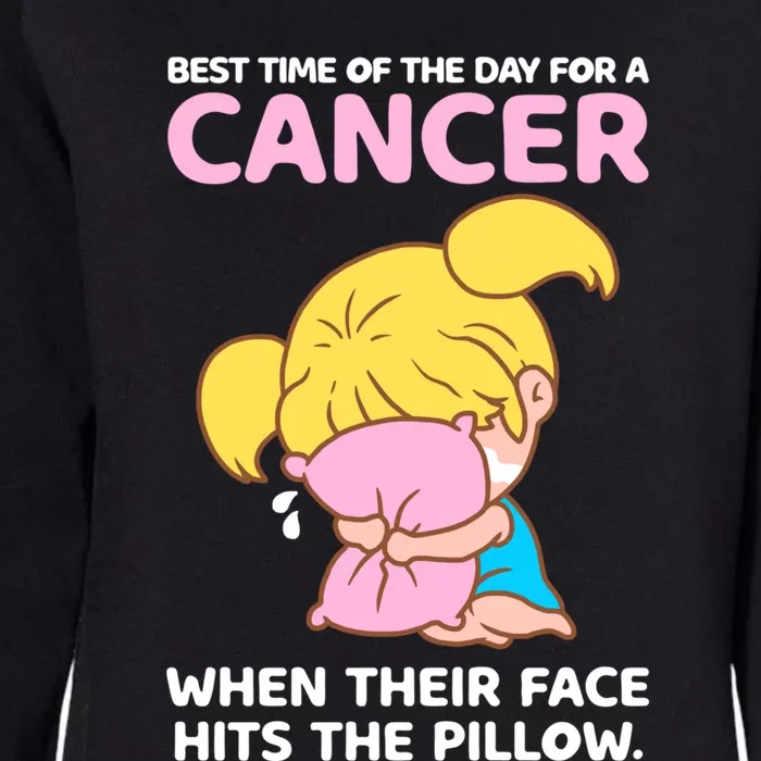 Cancer Facts Astrology Horoscope Zodiac Sign Birthday Gift Womens California Wash Sweatshirt